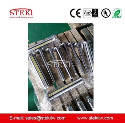 ブラックオキシードコーティング STEKI 2024 3&quot; スライディングタイプ エアシャフト アルミ体 30mm 方形端 L1 1600mm L3 1920