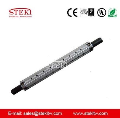 ブラックオキシードコーティング STEKI 2024 3&quot; スライディングタイプ エアシャフト アルミ体 30mm 方形端 L1 1600mm L3 1920