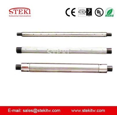 ブラックオキシードコーティング STEKI 2024 3&quot; スライディングタイプ エアシャフト アルミ体 30mm 方形端 L1 1600mm L3 1920