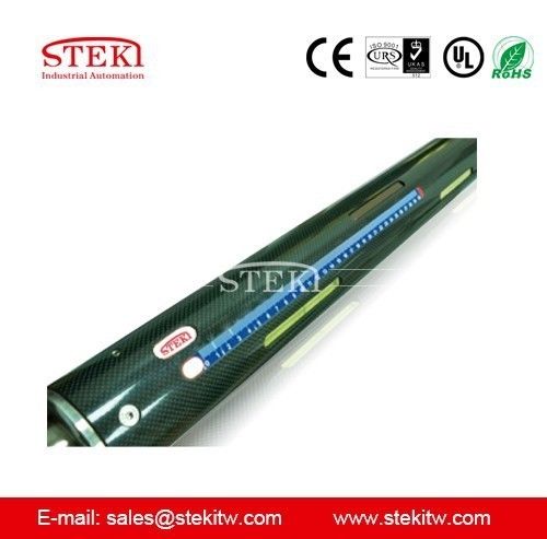 ブラックオキシードコーティング STEKI 2024 3&quot; スライディングタイプ エアシャフト アルミ体 30mm 方形端 L1 1600mm L3 1920